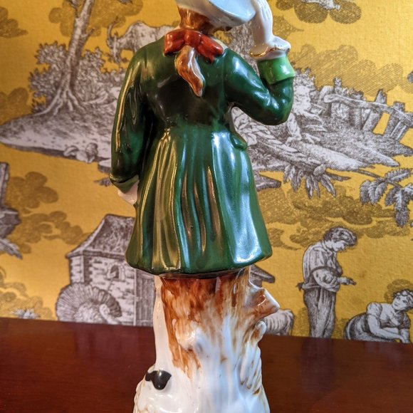 1950s quality porcelain figurines Marie-Antoinette era Japan made  Meissen style - Picture 11 of 11